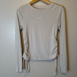 Nike Essential Ribbed Long Sleeve Mod Crop Top